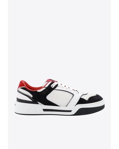 Dolce & Gabbana New Roma Low-Top Sneakers - White