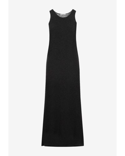 The Row Farissa Maxi Slip Dress - Black