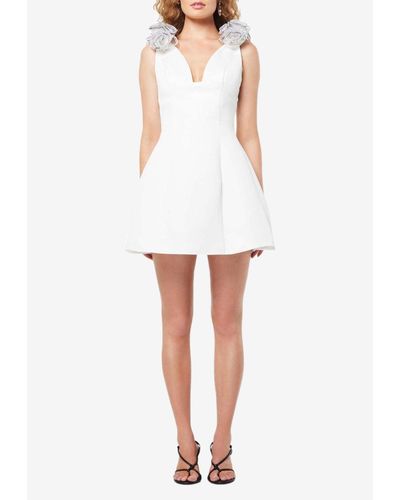 Elliatt Happiness Flared Mini Dress - White