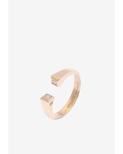 Hermès Clou De Forge Pm Ring - White
