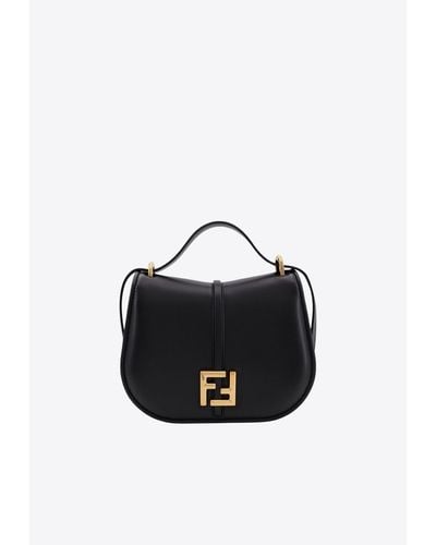 Fendi Medium C'Mon Shoulder Bag - Black