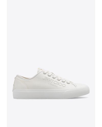 Jimmy Choo Palma Low-Top Sneakers - White