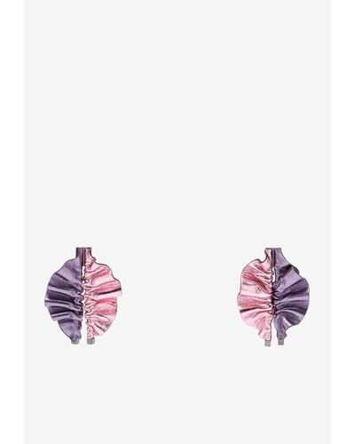 SO-LE STUDIO Minialie Drop Earrings - Pink