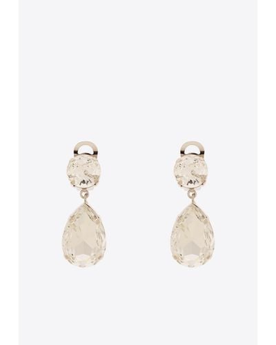 Moschino Jewel Stones Drop Earrings - Natural