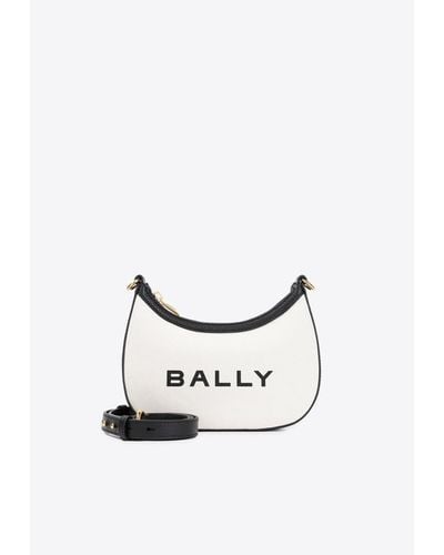 Bally Logo Crossbody Bag - White
