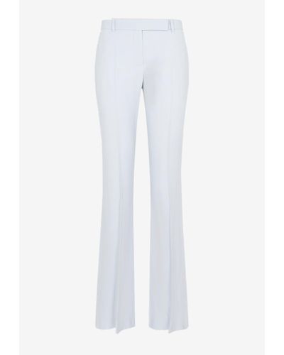 Alexander McQueen Bootcut Pants - White