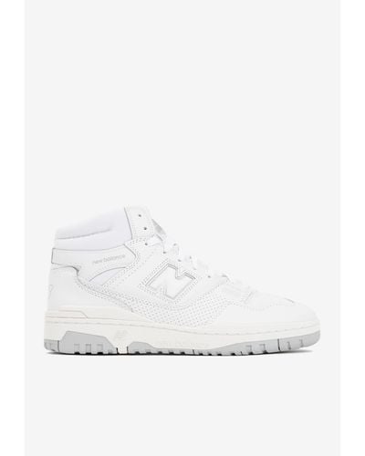 New Balance 650 High-Top Sneakers - White
