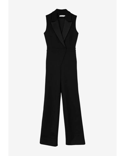 Jonathan Simkhai Renya Tailored Crepe Jumpsuit - Black