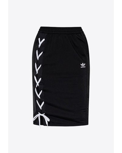 adidas Originals Always Original Lace-up Midi Skirt - Black