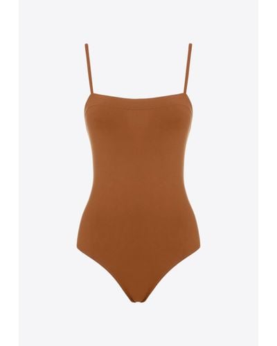 Eres Aquarelle One-Piece Swimsuit - Brown