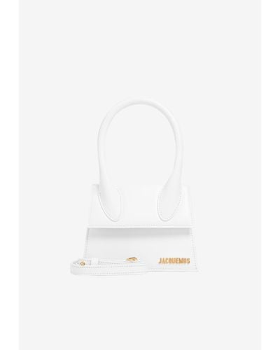 Jacquemus Le Chiquito Moyen Top Handle Bag - White