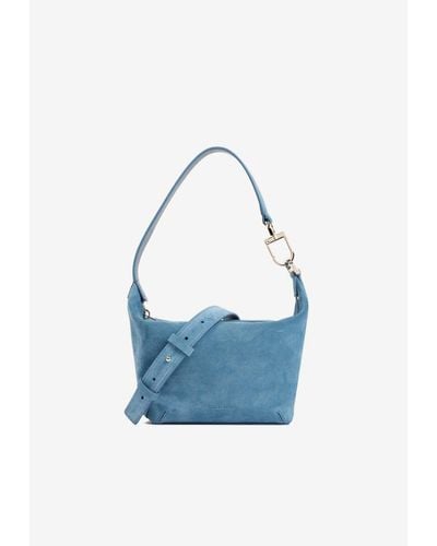 Giorgio Armani Small La Prima Top Handle Bag - Blue