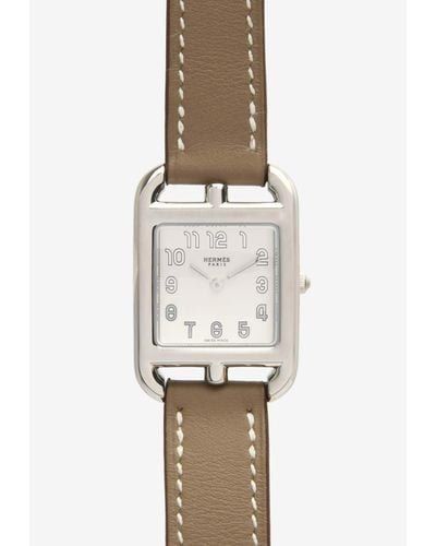 Hermès Small Cape Cod Watch 31Mm - White