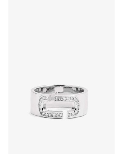 Marc Jacobs J Marc Crystal Ring - White