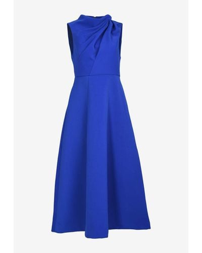 Mossman Cosmic Sleeveless Maxi Dress - Blue