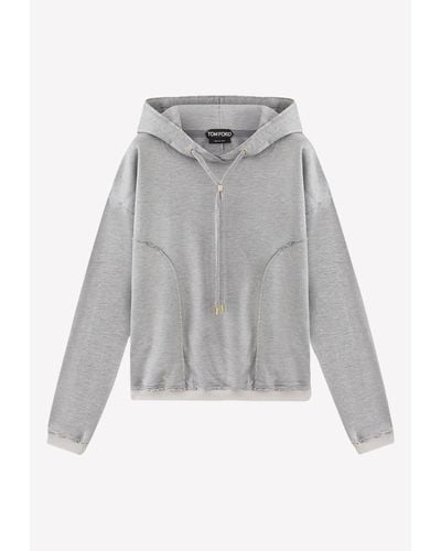 Tom Ford Hooded Sweatshirt - Grey