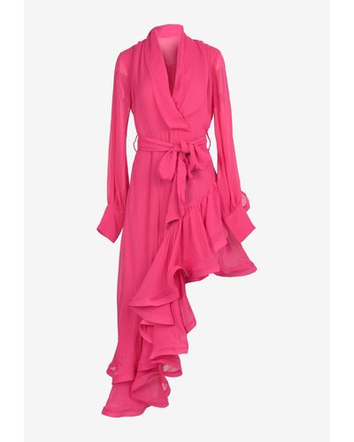 Elliatt Genevieve Long-sleeved Dress - Pink