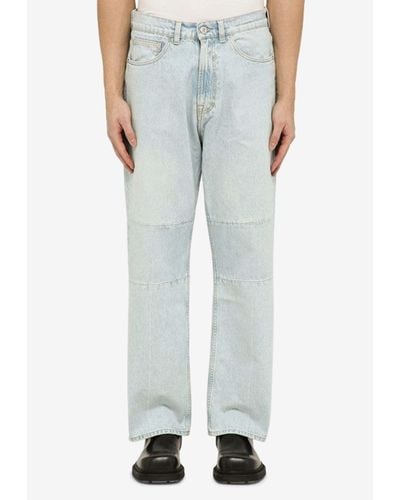 Our Legacy Straight-Leg Panelled Jeans - Blue