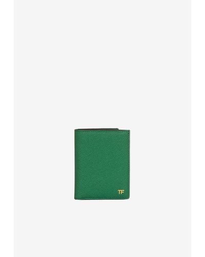 Tom Ford Tf Monogram Wallet - Green