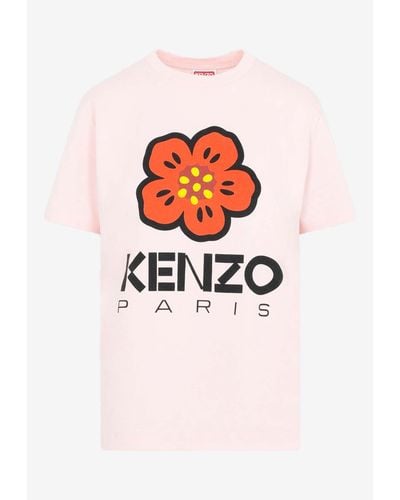 KENZO Boke Flower Crewneck T-Shirt - Pink