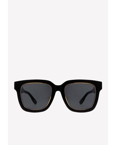 Gucci Oversized Square Sunglasses - Black