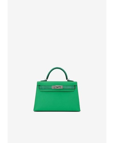 Hermès Mini Kelly Ii 20 Touch - Green