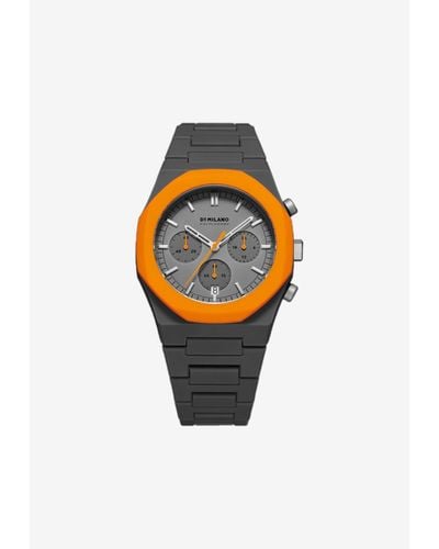D1 Milano Polychrono 40.5 Mm Watch - Orange