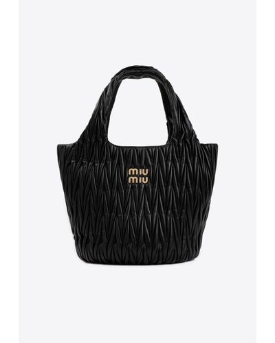 Miu Miu Wander Tote Bag - Black