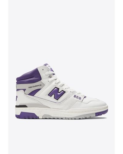 New Balance 650 High-top Sneakers - White