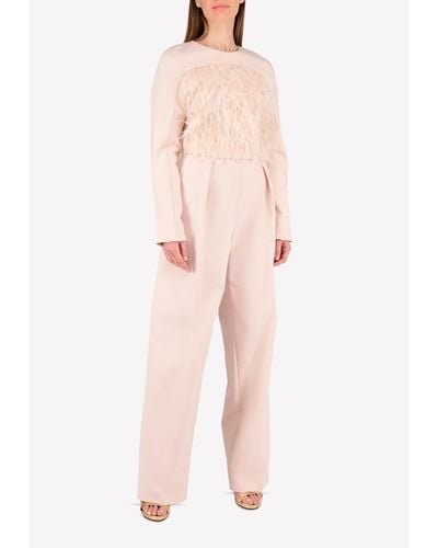 Bibhu Mohapatra Rose Water Fille Trousers - Pink