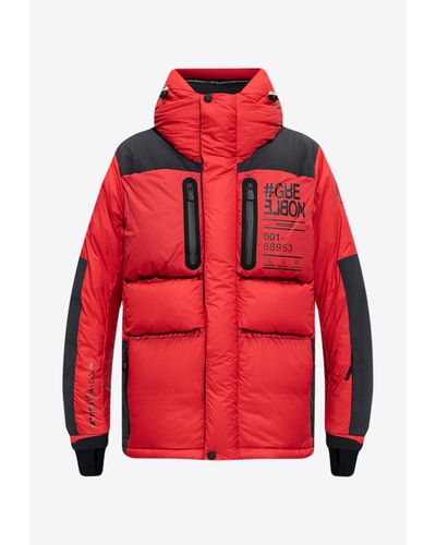 3 MONCLER GRENOBLE Mongnod Down Jacket - Red