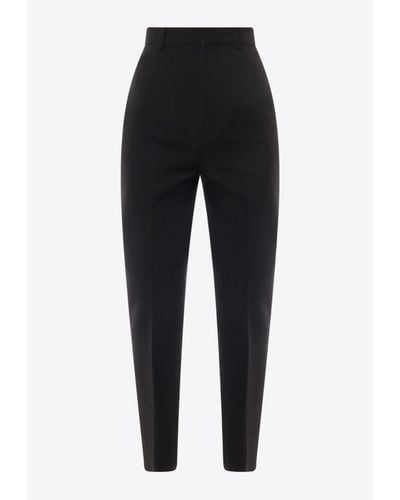 Saint Laurent Slim-Leg Tailored Pants - Black
