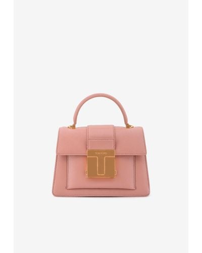 Tom Ford Small 001 Top Handle Bag - Pink