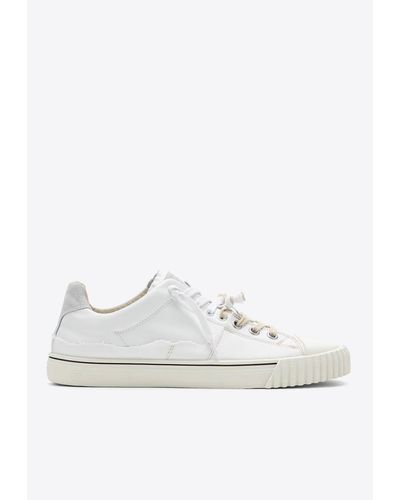 Maison Margiela New Evolution Leather Low-Top Trainers - White