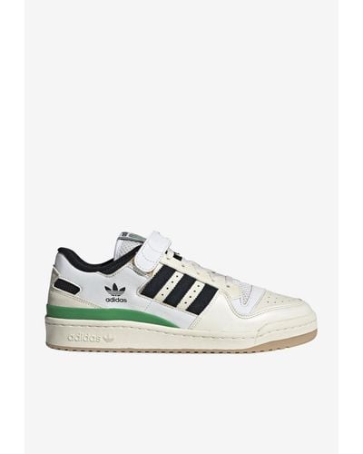 adidas Originals Forum 84 Low-Top Leather Sneakers - White
