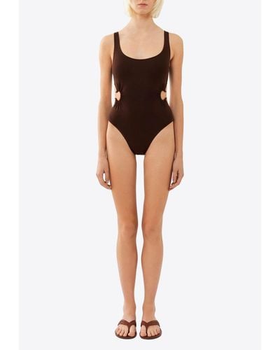 Chloé X Eres Panama One-Piece Swimsuit - Black