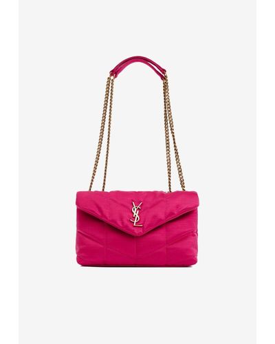 Saint Laurent Toy Puffer Shoulder Bag - Pink