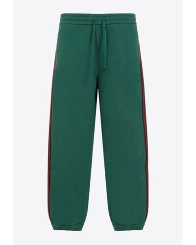 Gucci Logo Track Trousers - Green