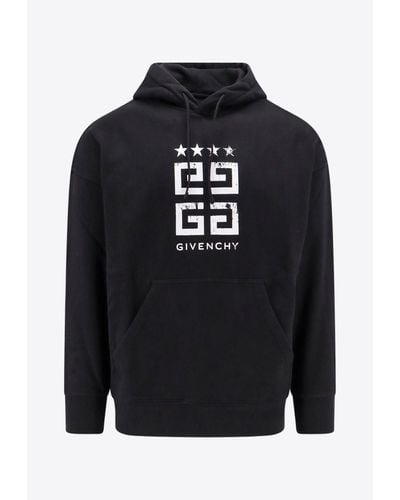 Givenchy 4G Logo Hooded Sweatshirt - Blue
