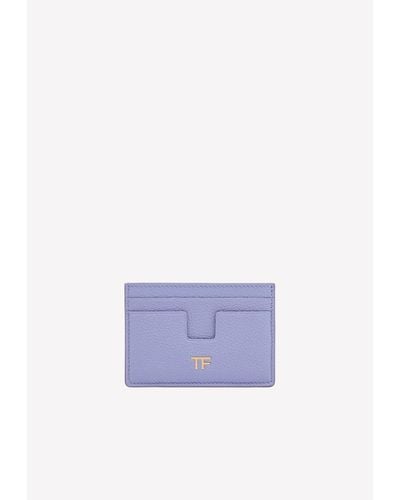 Tom Ford Tf Classic Cardholder - Purple
