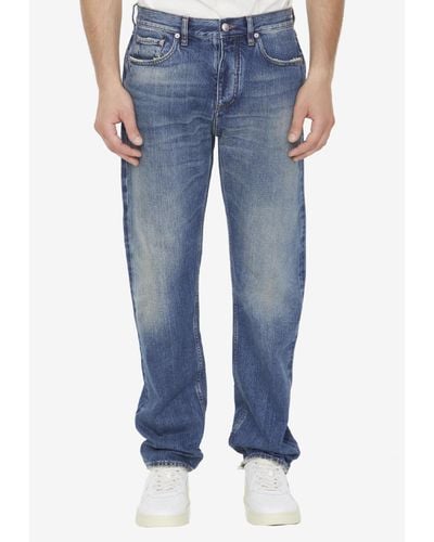 Burberry Straight-Leg Jeans - Blue