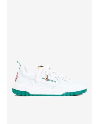 Casablancabrand Tennis Court Low-Top Sneakers - White