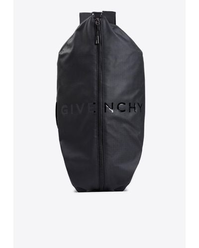 Givenchy G-Zip 4G Nylon Backpack - Blue