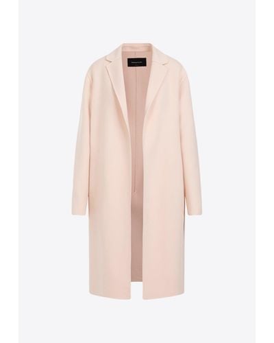 Fabiana Filippi Long Wool Overcoat - Pink