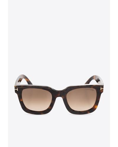Tom Ford Leigh Square Sunglasses - Natural
