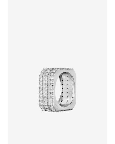 Eera Candy Triple Ring - White