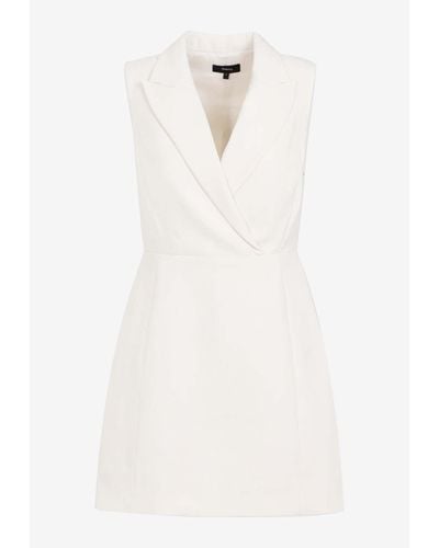 Theory Tailored Mini Dress - White