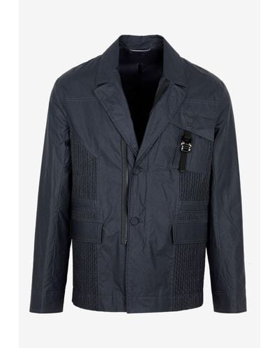 Dior Workwear Long-Sleeved Jacket - Blue