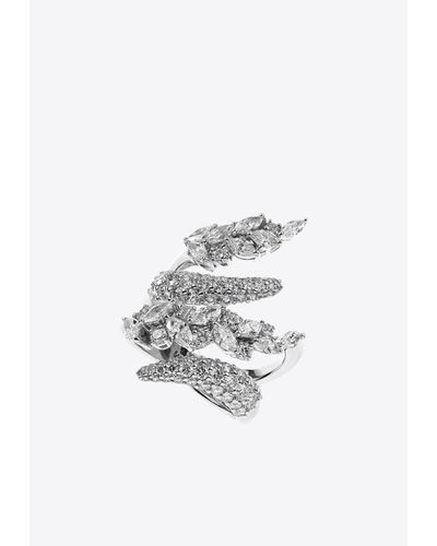 YEPREM Y-Not Stackable Diamond Ring - White