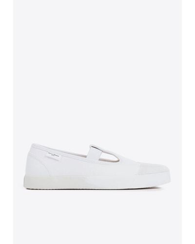 Maison Margiela On The Deck Tabi Sneakers - White